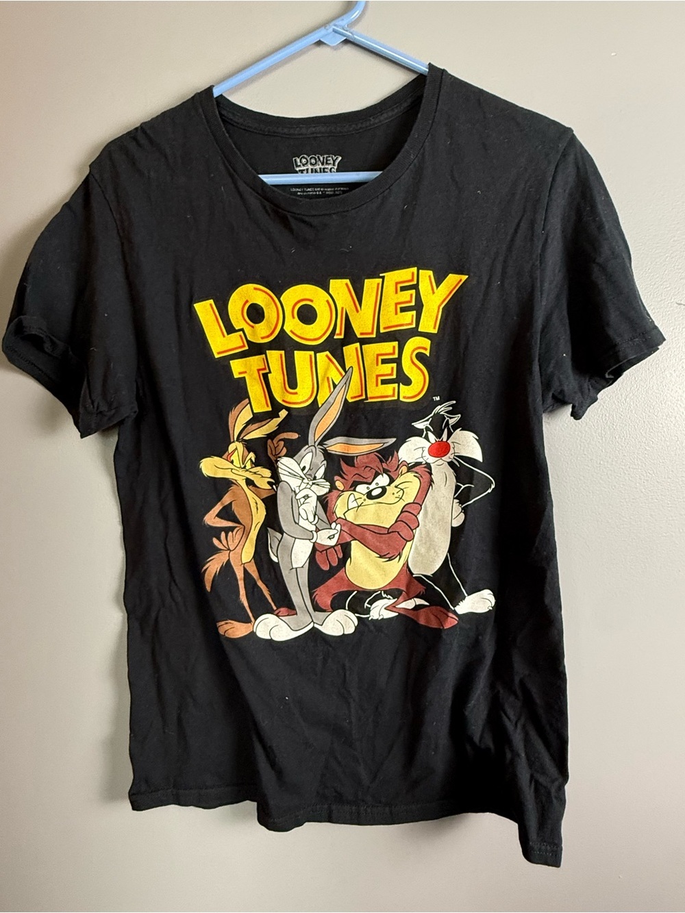 Looney Tunes Graphic 100% Cotton Tee Shirt Mens Sz M